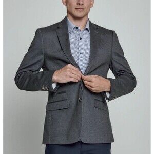 7 Diamonds Newport Blazer In Charcoal Sz XXL New